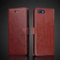 Card Holder Leather Case for OPPO Realme C2 Pu Leather Flip Cover Retro Wallet Phone Case Realme C2 Business Fundas Coque
