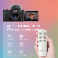 AODELAN Wireless Bluetooth Remote Control for Sony Camera ZV-E1 ZV-1 ZV-E10 FX30 A7RV A7M4 A7IV A7III A7IV A7III A7CR A6400 A7CR