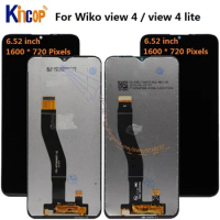 Original Tested For Wiko View 4 Lite LCD with Touch screen Digitizer display View4 View 4 Screen lcd