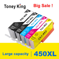 Toney King 5 Color Compatible PGI 450 CLI 451 Ink cartridge For Canon PIXMA IP7240 MG5440 MG6340 MX924 MG7140 MG5540 Printer