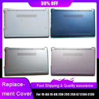 New Laptop Cover For HP 15-DA 15-DB 250 255 256 G7 C136 C135 Bottom Base Case Replacement D Shell Silver Grey Gold Blue Pink