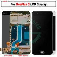 For Oneplus5 LCD Display +Touch screen Digitizer Assembly for oneplus 5 A5000 Screen with frame