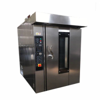 2024 Commercial Electric Gas Rotary Computary Board Oven Bread Baking Bakery Machine