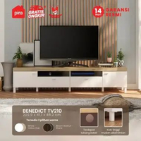 Pira Bavarian - Benedict TV210 Meja TV/Rak TV White-YELLOW O