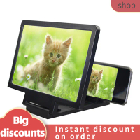 Amplifier Skrin Telefon Bimbit, Pembesar TV HD 3D, Boleh Dilipat, Pendakap Telefon Desktop, 1PC