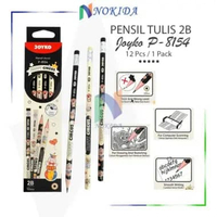 Nokida Pensil Alat Tulis Joyko 2B 1 Pak [P-8154] / Pensil Gambar / Pencil For Computer / Peralatan M