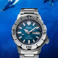 【SEIKO 精工】PROSPEX系列 愛海洋 南極企鵝悠游 機械腕錶 SK044 禮物推薦 畢業禮物(SRPH75K1/4R36-11C0G)