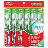 Colgate 高露潔 潔淨護齦牙刷(6入)顏色隨機出貨【小三美日】DS015391