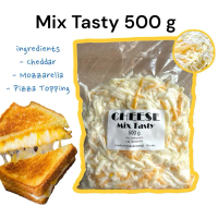 Mix Tasty Cheese 500g (3 cheese) ยืดมาก️เค็มๆนัวๆกลมกล่อม คําแนะนําผลิตภัณฑ์ใหม่ของเดือนนี้
