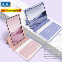 ASH Magnetic Split Case for iPad Mini 6 2021 8.3 Inch 360 Degree Rotatable Wireless Bluetooth Keyboard Cover for iPad Mini 6th