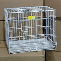 加粗烤漆寵物籠中小型犬泰迪狗籠可摺疊寵物籠通用貓籠雞兔籠