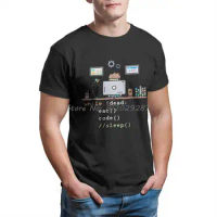 Science Programmer Eat Code Sleep Essential Trust Me I am an Engineer Tshirt 100 % Cotton Ofertas Streetwear Casual Men T shirt