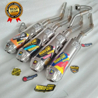 Knalpot racing Norifumi Nurifumi Rocket 4 kompetisi PNP KLX 150 CRF 150 WR 155 d tracker KLX BF inle
