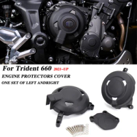 New For Trident 660 Side left&amp;right Engine Cover Guard Cover Engine Protection For TRIDENT 660 2021 2022 -
