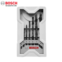 Bosch 2/3/4/5/6/7/8mm X-Line 7pcs Metal Drill Bit Set Electric Drill Head Accessories Drill Driver and Drill Stand