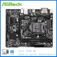 For ASRock H81M-DGS Computer USB3.0 SATAIII Motherboard LGA 1150 DDR3 H81 Desktop Mainboard Used