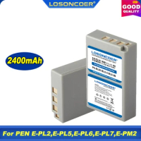 2400mAh PS-BLS5 BLS-5 BLS5 BLS-50 BLS50 Battery For Olympus PEN E-PL2,E-PL5,E-PL6,E-PL7,E-PM2, OM-D E-M10, E-M10 II, Stylus1