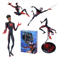 Marvel Anime Spider-man Sh Figuarts Miles Morales Gwen Shf Action Figures Spider-verse Figurine Spiderman Figure Pvc Model Toys