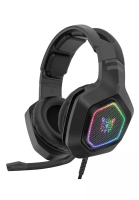 ONIKUMA Onikuma K10 Professional Games Headset Headphones RGB Lighting Mic PC Phone PS4 XBOX Switch Gamer Wired - Black