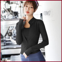 ngư cụ Áo khoác nữ thể thao tay dài ,chất liệu co giãn 4 chiều ,phù hợp tập gym ,yoga ,zumba F88 { W