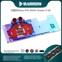 Barrow VGA Block &amp; Cooler For Colorful Vulcan RTX 3070 3060Ti Graphics Card, Full Covered GPU Radiator, 5V MB SYNC BS-COI3070-PA
