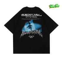 DTF T-SHIRT | OVERSIZE | SEXUAL | BLACK | BILLIONSTARS