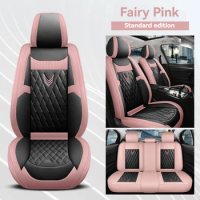 5 Seats Breathable Leather Car Seat Covers For Pentium T99 B70 T77 T55 T33 NAT Four-season Available Accessorie Cushion Cover