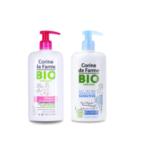 【法國黎之芙】買1送1 BIO認證私密處潔淨凝膠250ml(潔淨藍/櫻花粉)