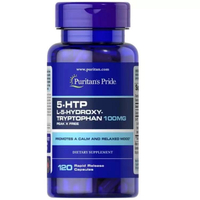 ของแท้ พร้อมส่ง ของใหม่ Puritan's Pride 5 HTP L-5-Hydroxytryptophan 100 mg 120 capsules ลดภาวะซึมเศร้า- อาลีสุขภาพ