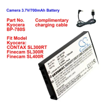 Camera 700mAh Battery For Kyocera BP-780S CONTAX SL300RT Finecam SL300R Finecam SL400R