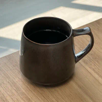 【Cores】KIKI美濃燒馬克杯｜瓷製可微波 (黑)