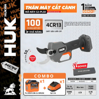 Kéo Cắt Cành Pin HUKAN G3-PL50 GEN3 | Động Cơ Không Chổi Than | Lưỡi Thép 4CR13 | Mở Lưỡi 50mm | Màn
