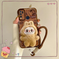 เคสโทรศัพท์สำหรับ Vivo Y50 เคสนิ่ม TPU ซิลิโคน กันกระแทก ตุ๊กตาผ้านุ่ม 3 มิติ สำหรับ Vivo Y50