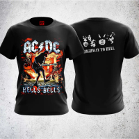BAJU TSHIRT LELAKI T shirt band ACDC t shirt 100% cotton lelaki t shirt oversize lengan pendek baju