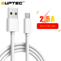SUPTEC 3m Micro USB Cable for Sony LG Huawei Xiaomi Redmi Samsung A7 Android Phone Charger Adapter Cord Fast Charging Data Cable