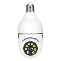 SSDZ+DZ Cam 720 CCTV Bohlam Wifi 2MP HD 1080P IP Camera Lampu Night Vision PTZ Home Security Cameras