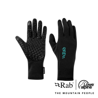 【RAB】Power Stretch Contact Grip Glove Wmns 刷毛保暖觸控手套 女款 黑色 #QAH54