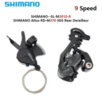 Shimano ALIVIO 9 Speed Groupset SL-M2010 Shifter Lever and RD-M370 SGS Rear Derailleur Switch Groupset for M370 M360 M390 M4000