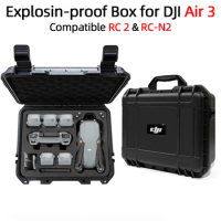 For DJI Air 3 Boxs Handheld Explosin-proof Box For DJI Air 3 Storage Box Accessory Organizer