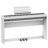 【ROLAND 樂蘭】Roland-FP30X 2021升級款 88鍵輕巧時尚便攜式電鋼琴 白色 含琴架