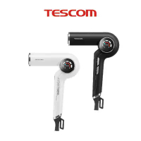 【TESCOM】沙龍級速乾修護離子吹風機 頂級經典 護髮光澤 低噪音 TD980A-白色