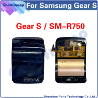 For Samsung Gear S SM-R750 R750 LCD Display Touch Screen Digitizer Assembly Repair Parts Replacement