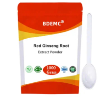 Supply 50-1000g Korean Red Ginseng Root Extract Powder ,herb Serum Tincture Enrich Ginsenosides ,anti-aging