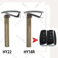 Remote Blank Key Uncut Blade For Hyundai Genesis 2013-2015 Santa Fe Equus Azera IX45 Fob HY18R/HY22
