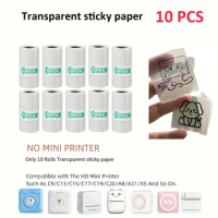 Transparent thermal paper for printer For peripage sticker paper self-adhesive photographic Transparent Photo Printing Paper