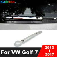 Rear Window Wiper Cover Trim For Volkswagen VW Golf 7 MK7 2013-2015 2016 2017 Chrome Car Tail Windscreen Arm Blade Accessories