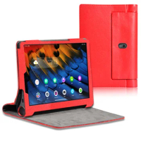 100PCS/Lot Good Quality Folding PU Leather Case For Lenovo Yoga Tab 5 YT-X705 Full Cover 10.1''