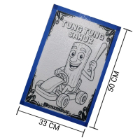 STEREFOAM LUKIS ISI 100 PCS mewarnai gambar gabus lukis palet kuas cat air cat tembok sablon