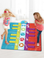 電子琴 電鋼琴 樂器 兒童雙人腳踏電子琴女孩跳舞腳踩鋼琴毯寶寶早教益智音樂樂器玩具 全館免運