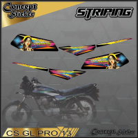 [COD]  Stiker GL striping GL PRO/MAX motor HONDA motor sticker variasi Racing 14